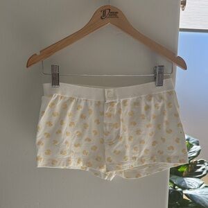 John Galt Duck Print Pajama Boyshort